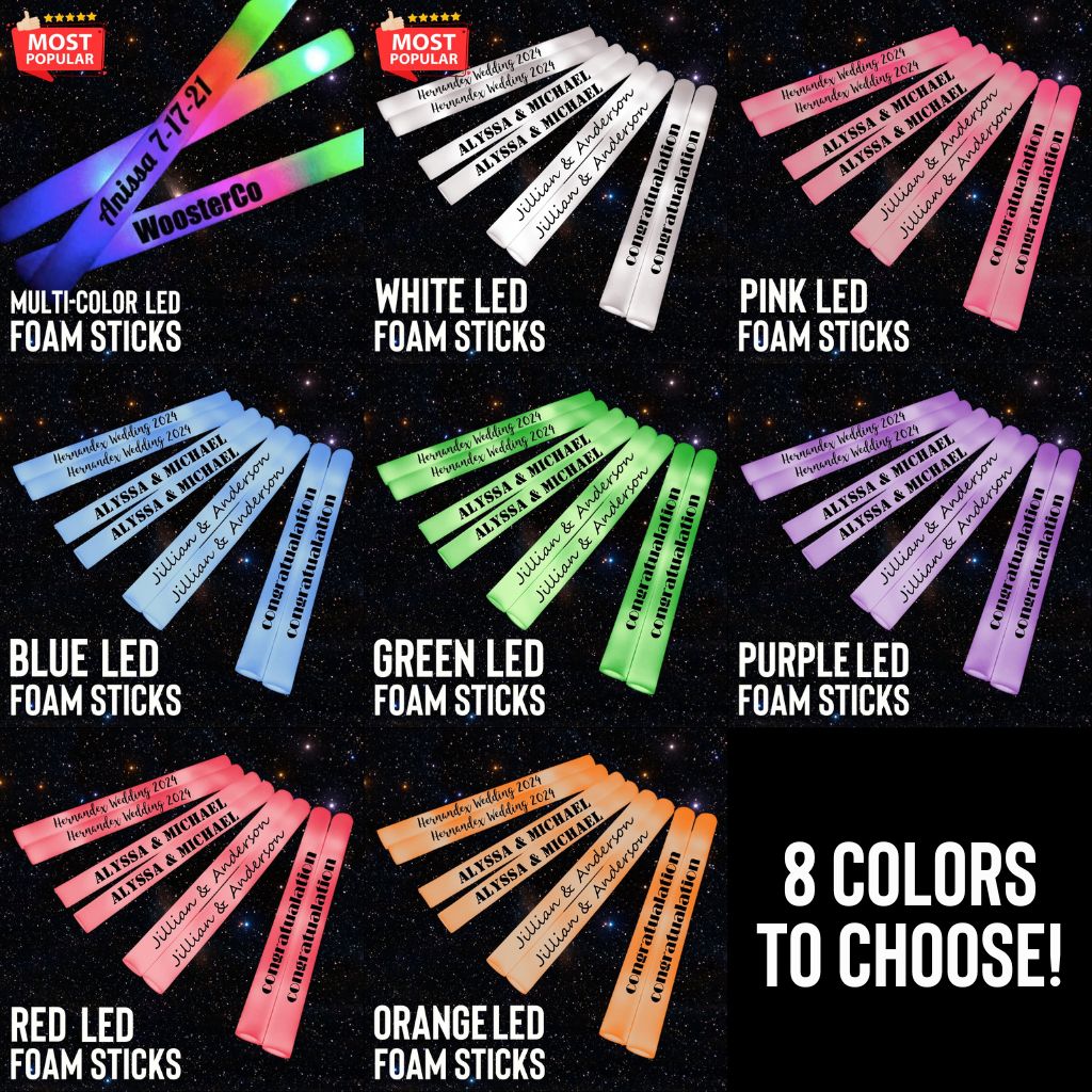 8 colors to choose from